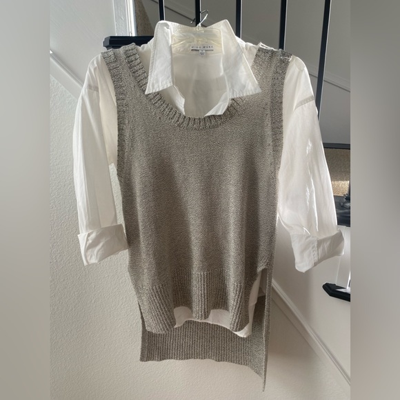 Banana Republic marled knit tunic size S - Picture 2 of 12